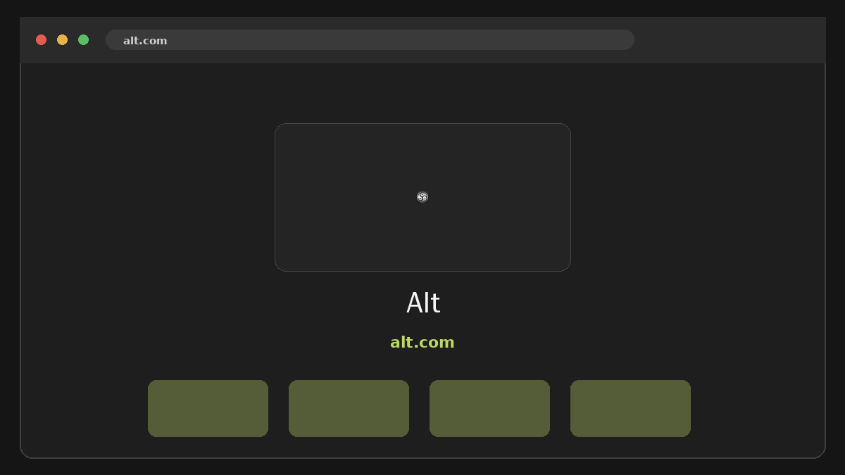 Alt · Anteprima di