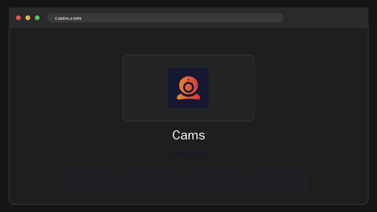 Cams · Anteprima di