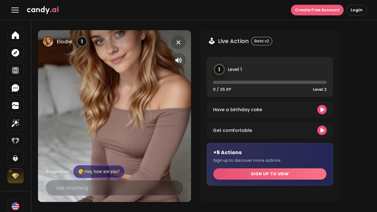 Candy AI · Anteprima di