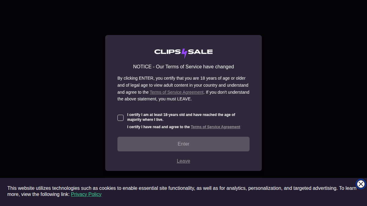 Clips4Sale · Anteprima di