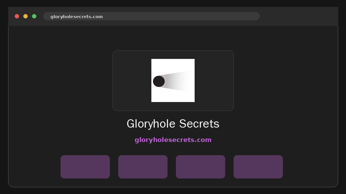 Gloryhole Secrets · Anteprima di