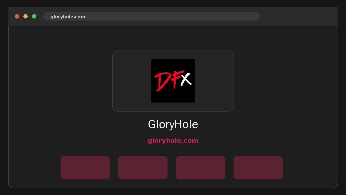 GloryHole · Anteprima di
