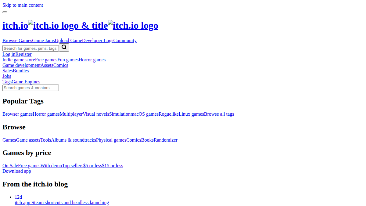 Itch.io NSFW · Anteprima di