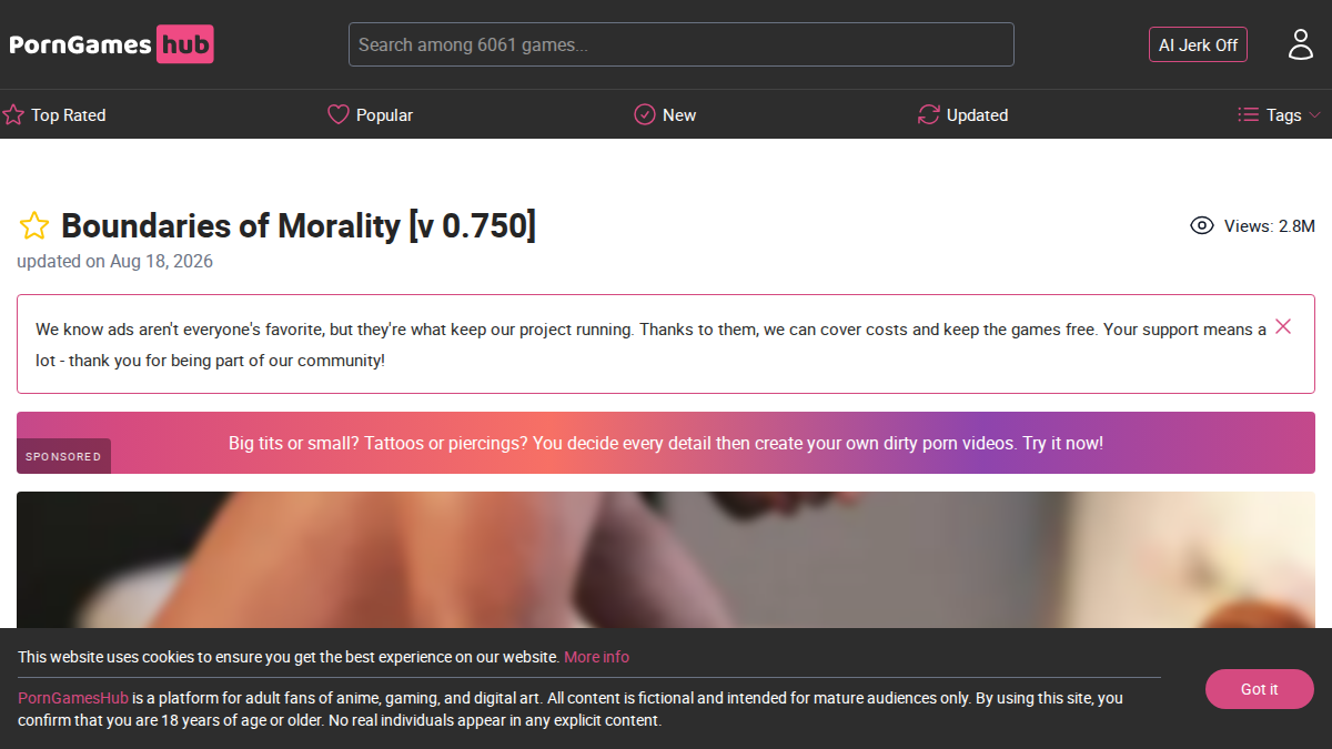 PornGamesHub · Anteprima di