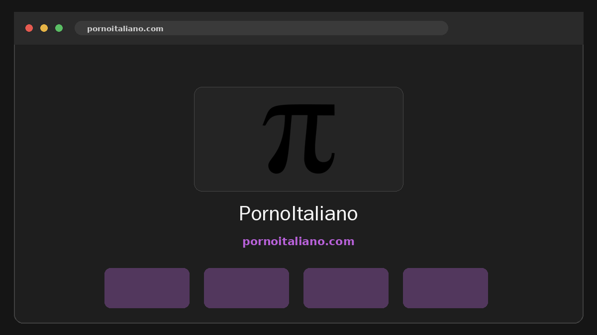 PornoItaliano · Anteprima di