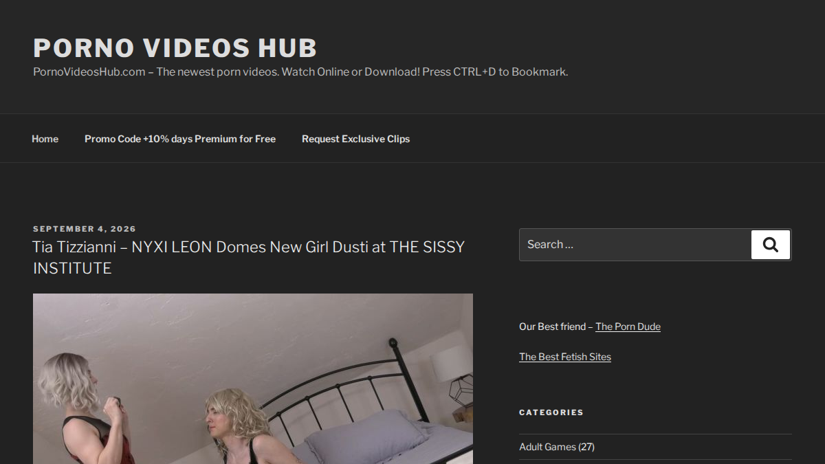 PornoVideosHub · Anteprima di