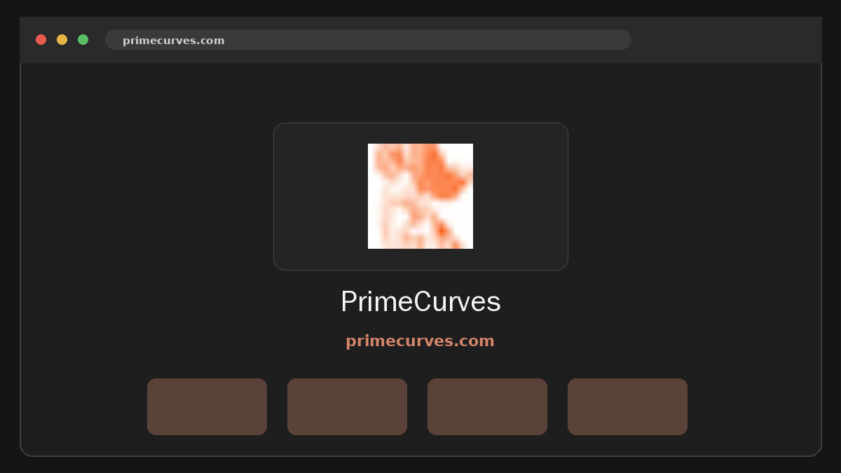 PrimeCurves · Anteprima di