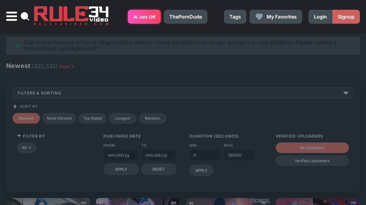 Rule34Video · Anteprima di
