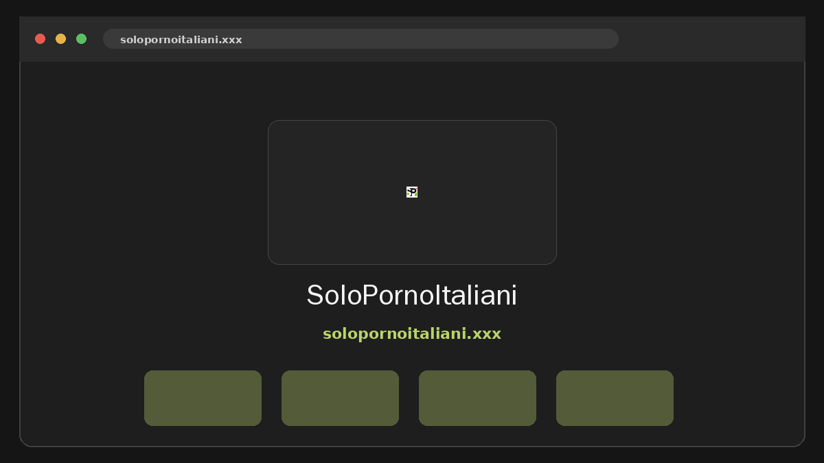 SoloPornoItaliani · Anteprima di