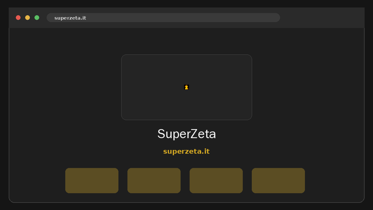 SuperZeta · Anteprima di