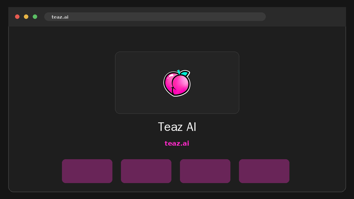 Teaz AI · Anteprima di