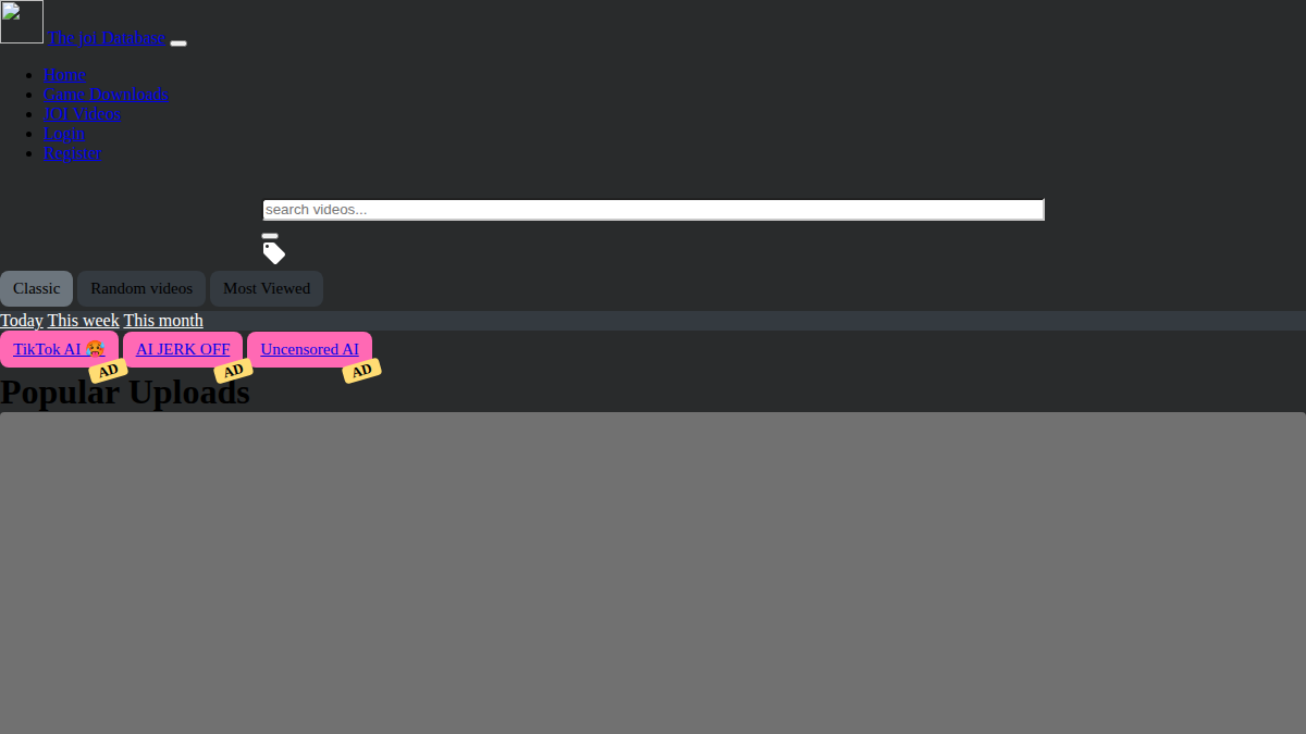 The JOI Database · Anteprima di