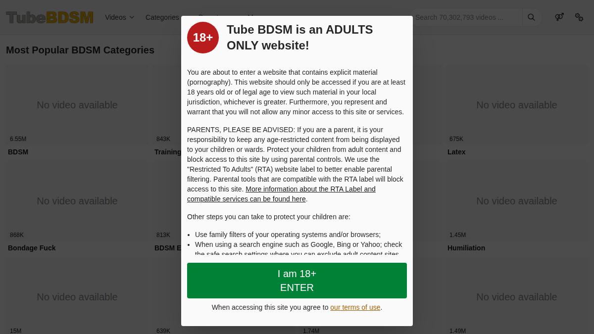TubeBDSM · Anteprima di