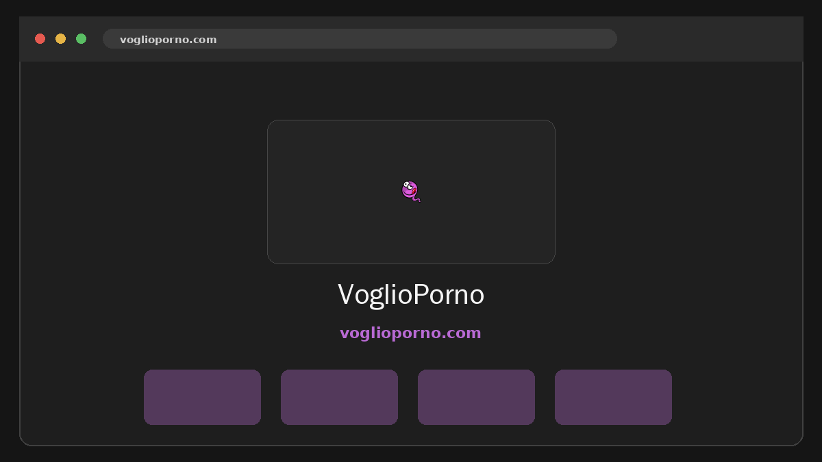 VoglioPorno · Anteprima di