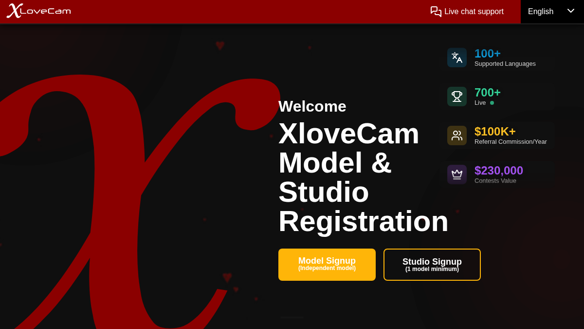 xLoveCam · Anteprima di